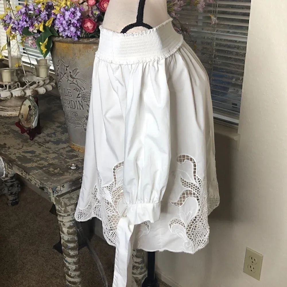Chelsea 28 White Off Shoulder Top - Picture 5 of 9